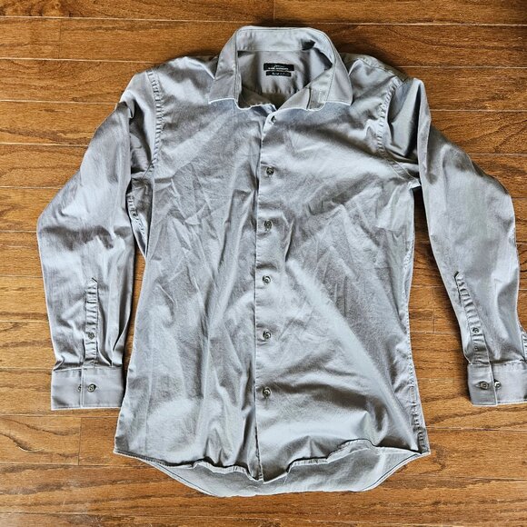 Marc Anthony Men's Grey Dress Shirt Size 34/35 Neck 16.5 - Picture 1 of 4